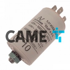 Конденсатор 10 мкФ со сдвоенными выводами и болтом CAME 119RIR294